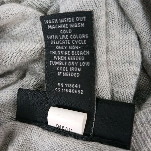 Lane Bryant Size 18/20 Sweater Lightweight Semi-sheer Long Sleeves Gray - Picture 7 of 8